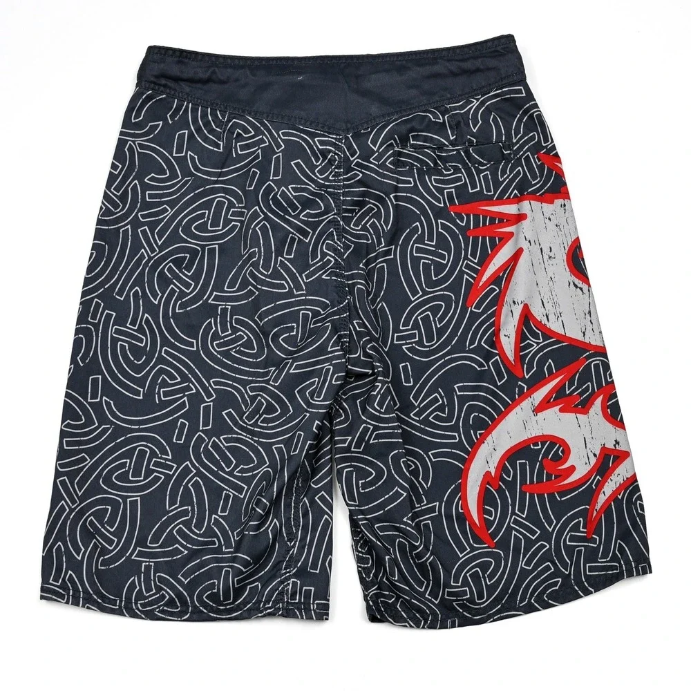 MMA Elite Board Shorts Mens Medium Dragon‎ Fighting Martial Arts Swim Trunks